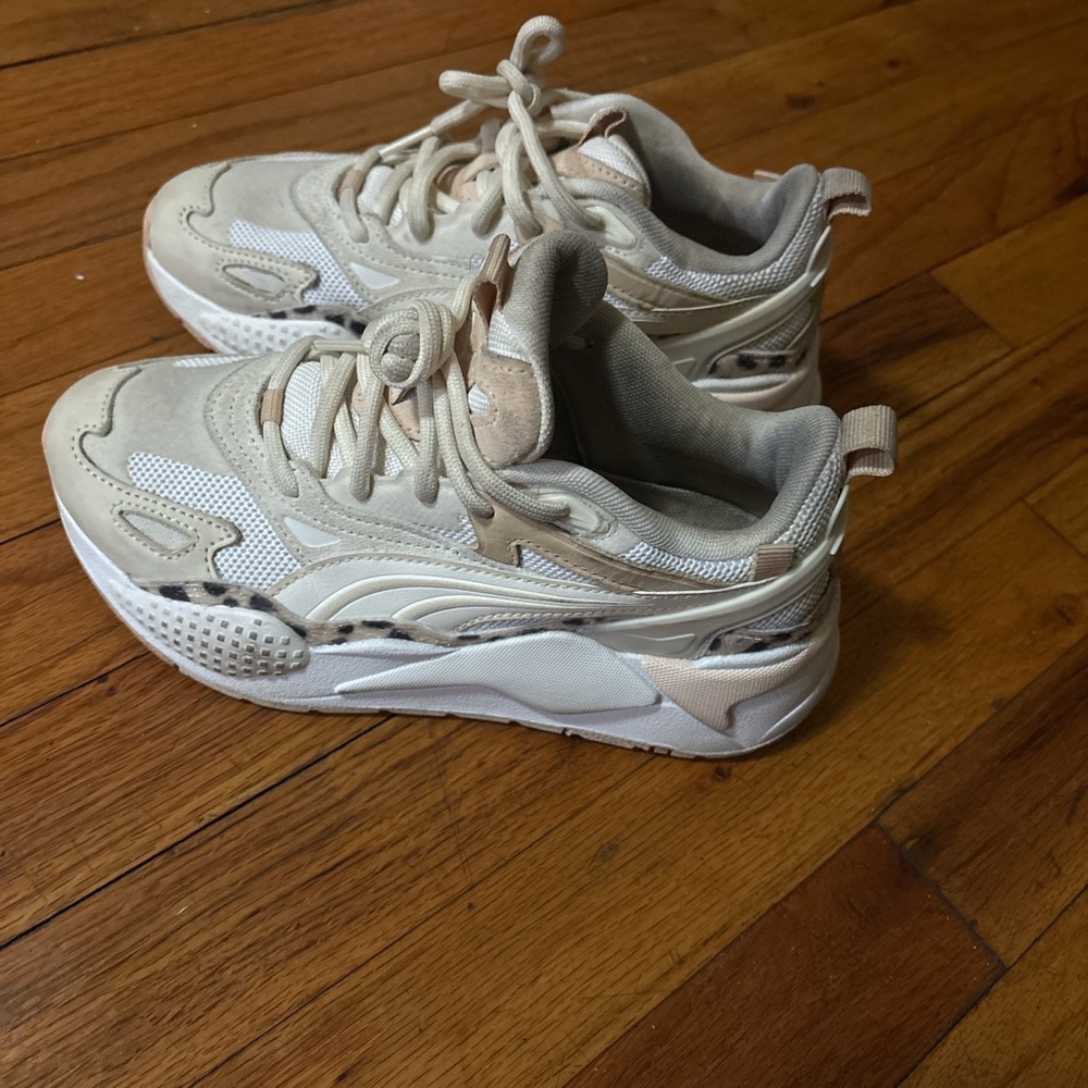 Puma Kids Cream Sneakers